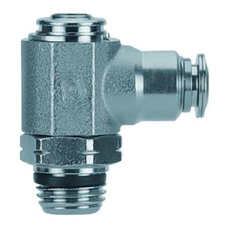 Alpha Technologies Aignep USA Ball Valve Female ISO 228 w/Exhaust Hole 1/8" x 1/8" 6600-1/8-1/8